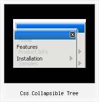 Css Collapsible Tree Menu Navigation Example Mouseover