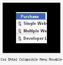 Css Dhtml Colapsible Menu Movable Html Pull Down Menu