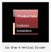 Css Draw A Vertical Divider Floating Rollover Menu