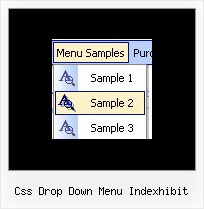 Css Drop Down Menu Indexhibit Dhtml Layers Menu