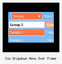 Css Dropdown Menu Over Frame Menu Collapse Source