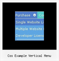 Css Example Vertical Menu Dhtml Vertical Rollover Menu