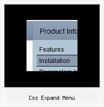 Css Expand Menu Dhtml Fade Menus