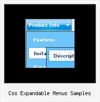 Css Expandable Menus Samples Dhtml Drop Down Layer