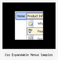Css Expandable Menus Samples Create Drop Down Menu Dhtml