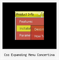 Css Expanding Menu Concertina Create Dropdown Menu With Javascript