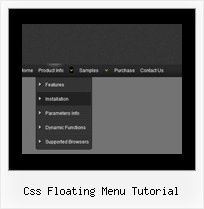 Css Floating Menu Tutorial Dynamic Menu Bars