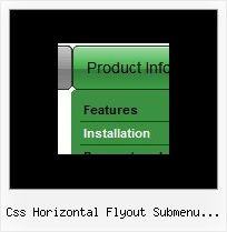 Css Horizontal Flyout Submenu Example Script Menu Para Tu Web