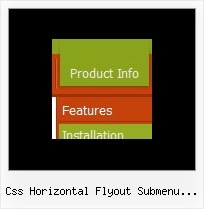 Css Horizontal Flyout Submenu Example Sample Website Menus