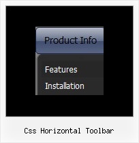 Css Horizontal Toolbar How To Disable A Drop Down Menu Item Using Javascript