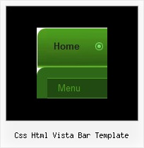 Css Html Vista Bar Template Simple Html Menu Page