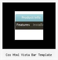 Css Html Vista Bar Template Css Style Menu Slide