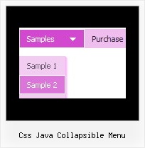 Css Java Collapsible Menu Example Menu Dinamic