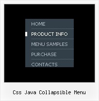 Css Java Collapsible Menu Dhtml Wizard