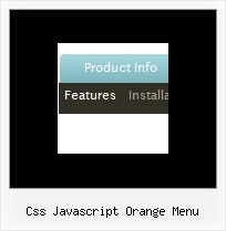 Css Javascript Orange Menu Dhtml Collapsing Menus