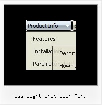 Css Light Drop Down Menu Dhtml Tree Drag Drop