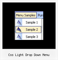 Css Light Drop Down Menu Website Navigation Examples