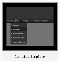 Css List Template Javascript Dynamic Drop Down List