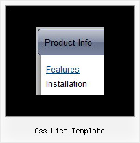 Css List Template Vertical Navigation Script
