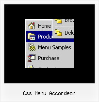 Css Menu Accordeon Javascript Pulldown Menu Flyout