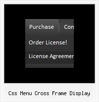 Css Menu Cross Frame Display Web Menu Tutorial