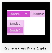 Css Menu Cross Frame Display Flyout Menu Javascript