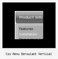 Css Menu Deroulant Vertical Javascript Menus Dynamic