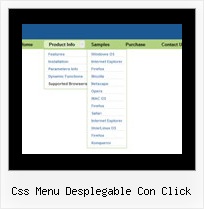 Css Menu Desplegable Con Click Ejemplos Mouseover Javascript