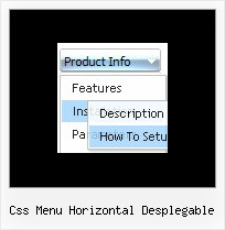 Css Menu Horizontal Desplegable Create Floating Navigation Bar