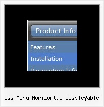 Css Menu Horizontal Desplegable Sample Javascript Style Sample Simple