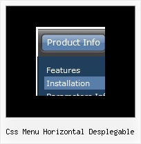 Css Menu Horizontal Desplegable Javascript Crear Menu Desplegables
