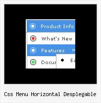 Css Menu Horizontal Desplegable Expandable Menu Bar