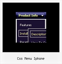 Css Menu Iphone Vertical Web Menus