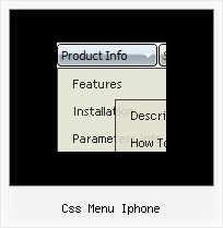 Css Menu Iphone Mouseover Javascript Menus