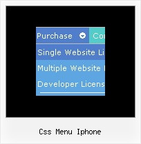 Css Menu Iphone Creating Web Page Menus