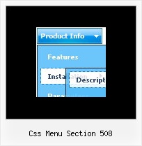 Css Menu Section 508 Tutorial Menu Vertical Javascript