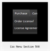 Css Menu Section 508 Dhtml Fade Menu