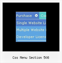 Css Menu Section 508 Slide Menu Dhtml Xp Style