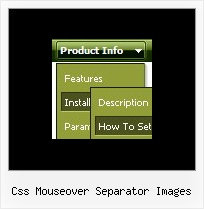 Css Mouseover Separator Images Web Design