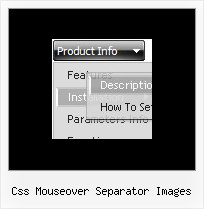 Css Mouseover Separator Images Javascript Sample Hide Frame