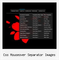 Css Mouseover Separator Images Rollover Popup Menu Script