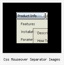 Css Mouseover Separator Images Websites Examples Menu