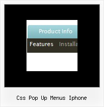Css Pop Up Menus Iphone Navigation Bar Images