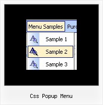 Css Popup Menu Popup Menus In Javascript