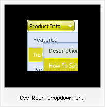 Css Rich Dropdownmenu Web Forms Menu Example