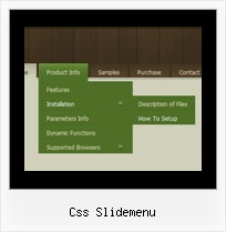 Css Slidemenu Web Page Menu