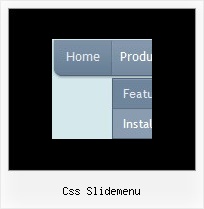 Css Slidemenu Rollover Menue And Tutorial