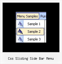 Css Sliding Side Bar Menu Javascript Movable Position