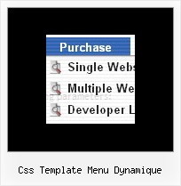 Css Template Menu Dynamique Html Dropdown Examples