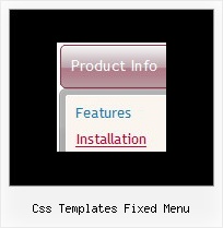 Css Templates Fixed Menu Mouse Over Transparency